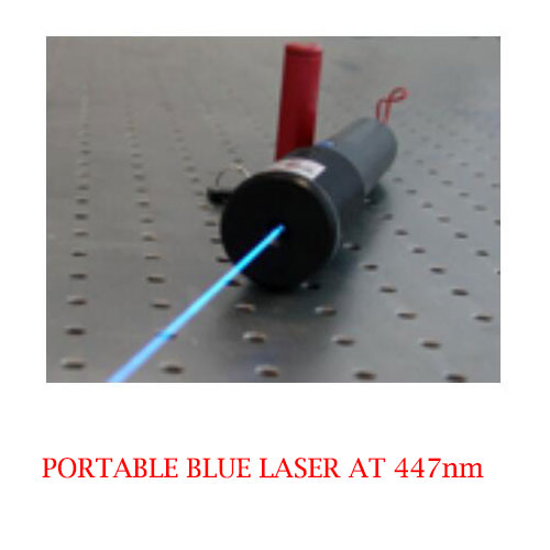 Small Size High Output Power 447nm Portable Blue Laser 5~500mW - Click Image to Close